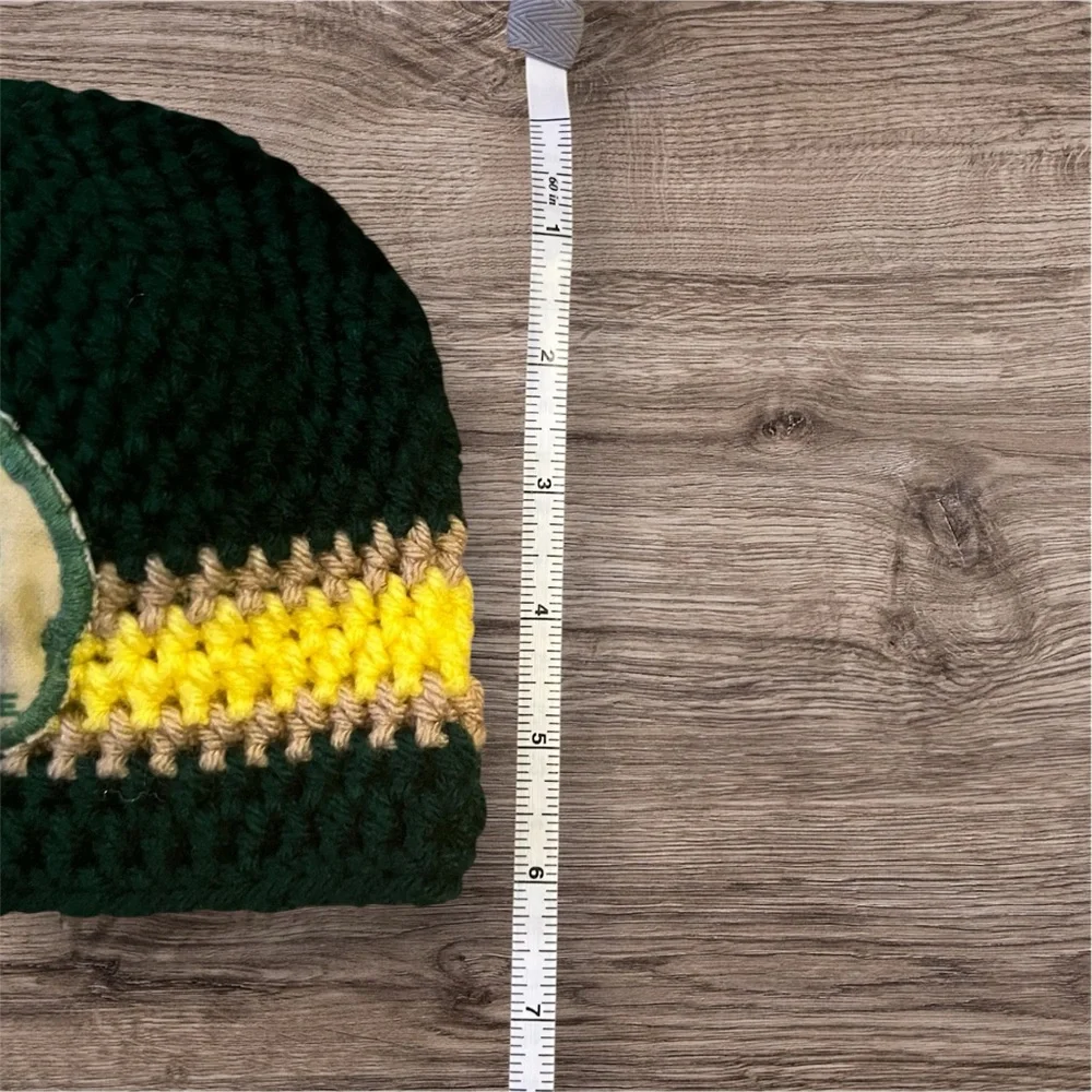 Crocheted‎ John Deere Green Yellow Winter Toddler Hat